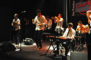 Rendez-vous JazzoNotes 2015/2016 - Carl Egger - Hi Levelz(Léo Petit) - Lucas Ornano - Lucas Degeuser - Sarkis Ricci - Hugo Pollon - Teddy Toursiere©Didier Masset (2015)